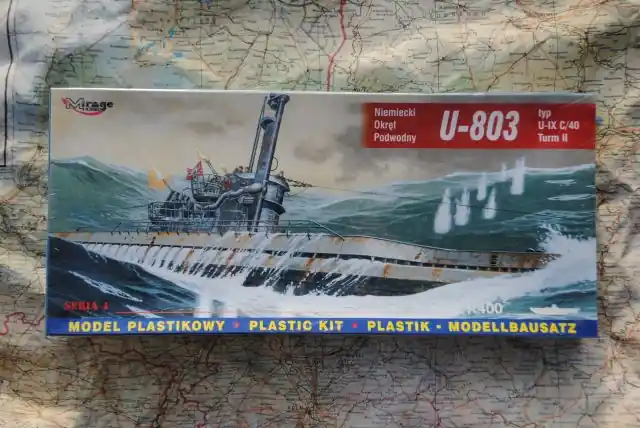 Goedkoop MIH40044 U-803 Type U-IX C/40 Turm II U-Boat WWII
